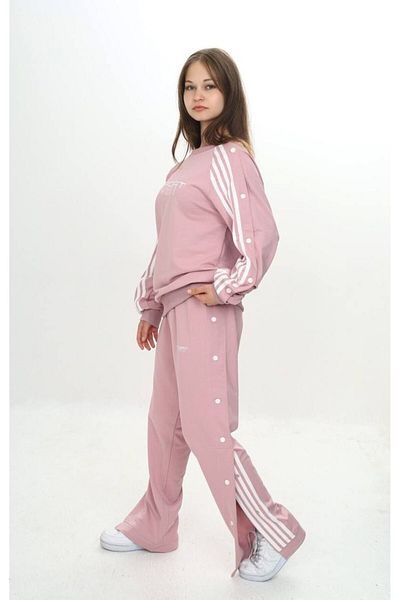 Asortik Kids Unisex Παιδικό σετ αθλητικής φόρμας με 2 κλωστές με στάμπα με κουμπωτά 100% βαμβακερή άνετη εφαρμογή-299