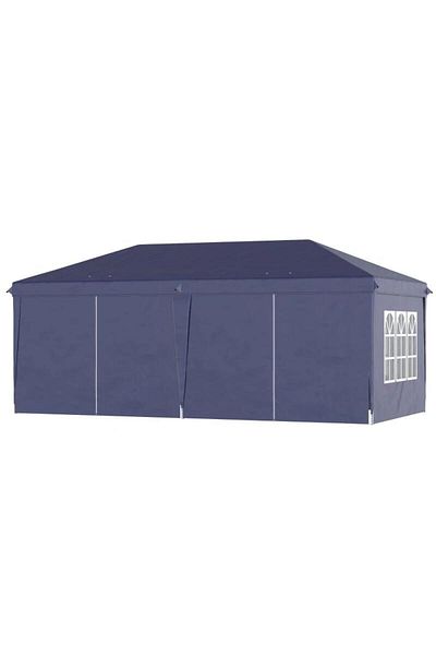 Mercaton Garden/commercial pavilion, metal frame, Oxford material, 6 walls, with bag, blue, 5.8