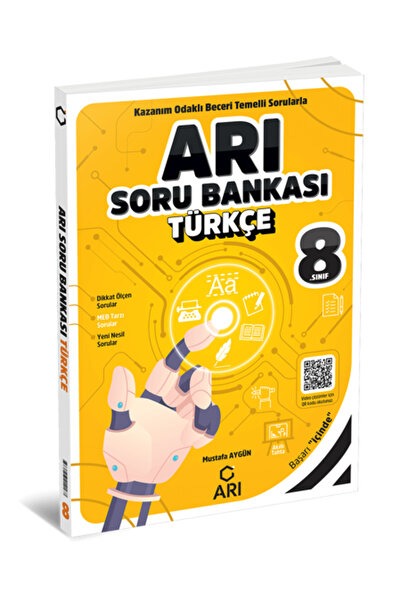 Arı Yayıncılık 8. Sınıf Türkçe Arı Soru Bankası