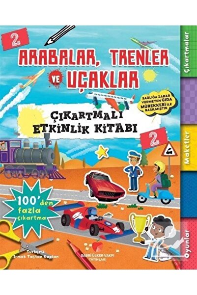 Genel Markalar Arabalar, Trenler Ve Uçaklar Çıkartmalı Etkinlik Kitabı 2