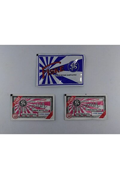 Viktoria No:6 Kumaş Boyası Ateşi Pembe (2 ADET) Boya Sabitleyici Fiske