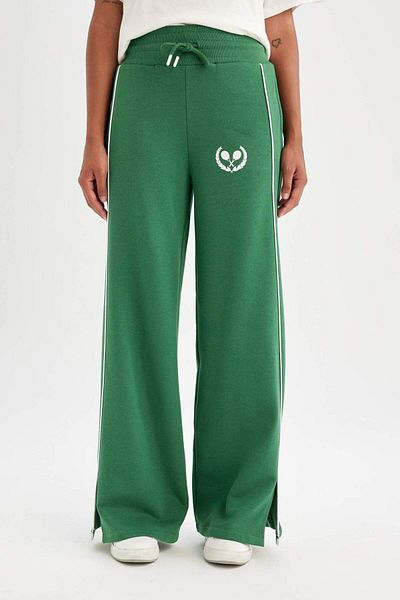 DeFacto Pantaloni de sport lungi cu picioare late, cu picioare late, D1705ax24au