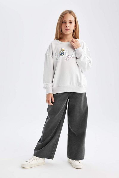 DeFacto Girl's Wide Leg Trousers