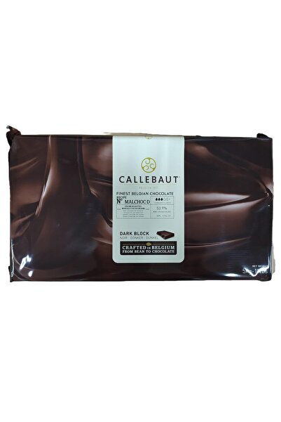 Callebaut Malchoc Şekersiz Bitter Küvertür Blok Çikolata 5 KG