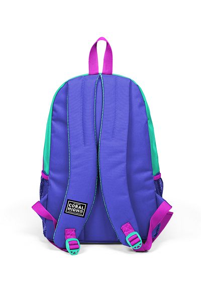 Coral High Спортна раница Aqua Green Lavender с четири отделения 23460