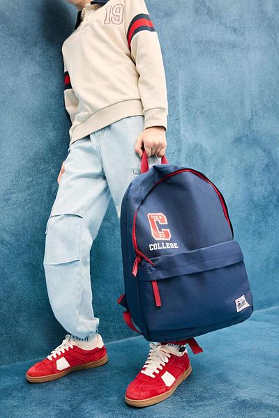 DeFacto Rucsac de școală Oxford imprimat pentru copii unisex C5542A8NS
