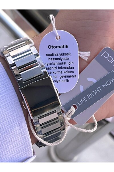 Ferrucci Automatic Steel Cord 3 Atm Water Resistant Special Design Men Wrist Watch Vs.Blkt.0361