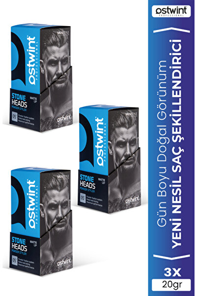 Ostwint Saç Şekillendirici Pudra Mavi 20 gr X 3 Adet