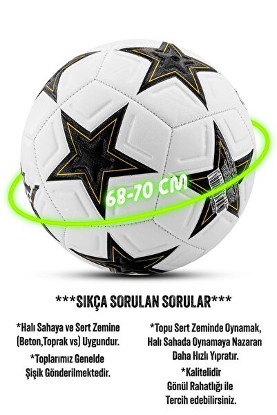 Telvesse Soccer Ball 2025 Champions League Set with Pump Durable Firm Ground Carpet Field Soccer Ball 341