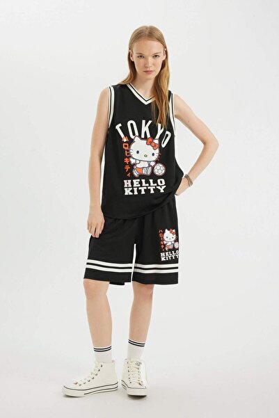 DeFacto Coool Hello Kitty Loose Fit Şort D4218AX24HS