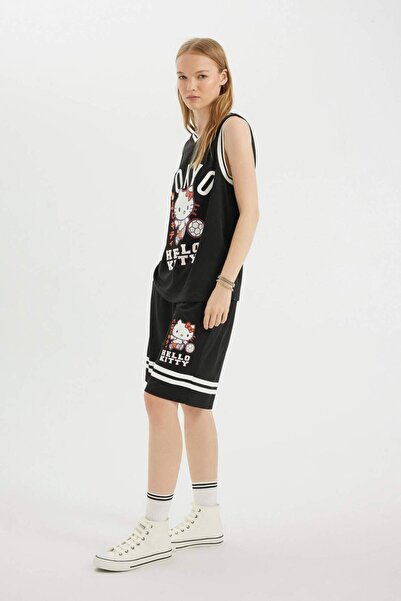 DeFacto Coool Hello Kitty Loose Fit Şort D4218AX24HS