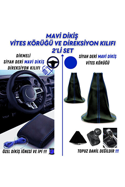 SONİKON LİNE Ford Tourneo Connect Uyumlu Dikişli Siyah Deri Oto Vites Körüğü ...