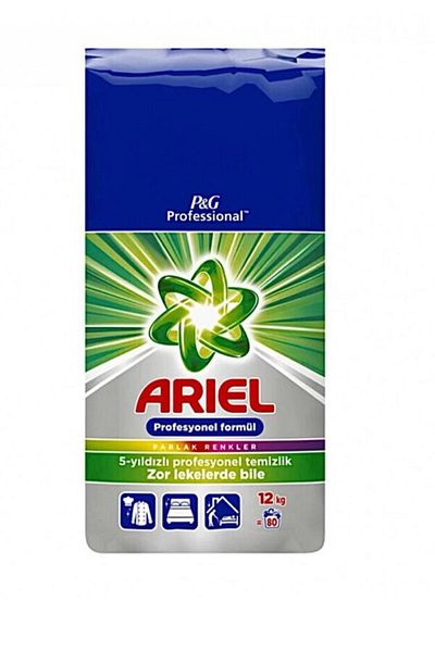 Ariel Professional Universal, Detergent Rufe Automat, 80 Spalari, 12 Kg