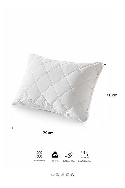 Perotti Micro Quilted Silicone Pillow 50X70 cm (800 Grams)