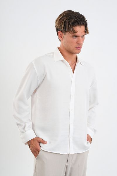 Klothy Men's Long Sleeve Summer Regular Fit Shirt 2642