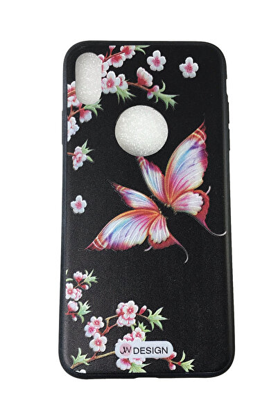 OEM Θήκη συμβατή με iPhone XS MAX, θήκη από σιλικόνη, σχέδιο πεταλούδα