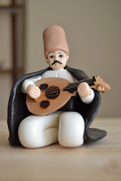 TRQZ Tamamen EL Yapımı Hamur Semazen Seti Büyük Boy 8 Parça