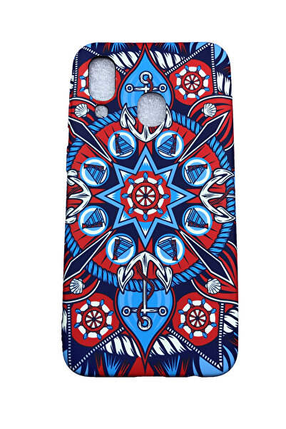 OEM Carcasă pentru Samsung Galaxy A40, fosforescentă, mandală nautică