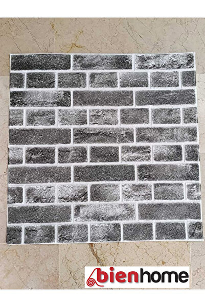Bien Home Kendinden Yapışkanlı Duvar Paneli Gri Emboss Dekoratif Duvar Kağıdı...