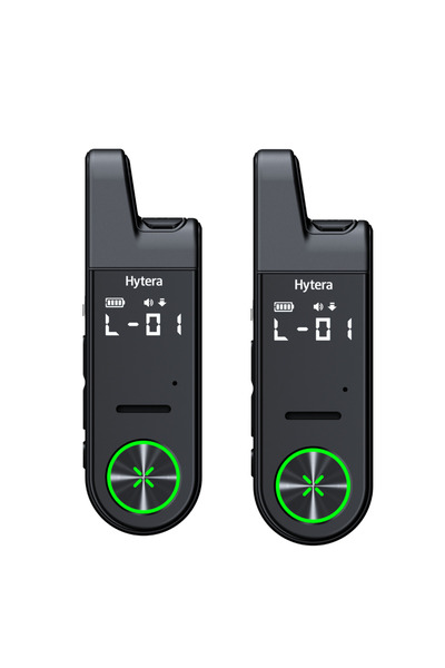 HYTERA S1 Mini Analog Lisanssız El Telsizi (2'li Paket) – BT ile Programlama – VOX Destekli – IP54