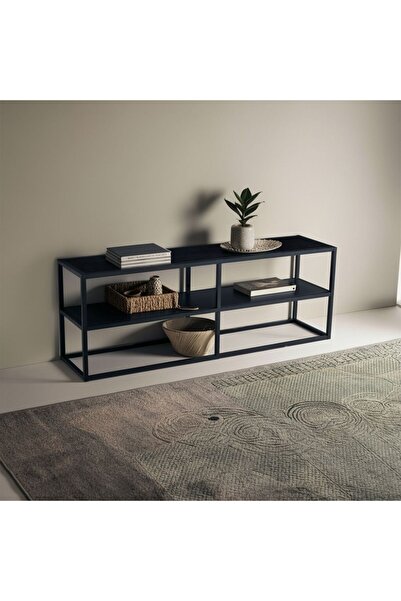 Danube Home Rally TV Unit - Black L150xW36xH54cm