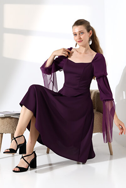 Fasmia ROCHIE FĂRĂ BRETELE CU DETALIARE PE MÂNĂ, DECOLTEU IN FORMA DE INIMĂ