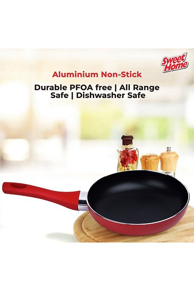 Sweet Home Non Stick Cooking Frying Pan (28 cm) With High-Performance, Ergonomic Frying Pan Nonstick Coating