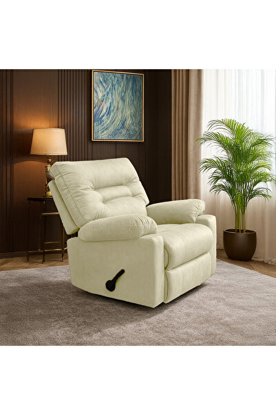 BACK COMFORT كرسي نوفيا | كرسي استرخاء مخملي كلاسيكي