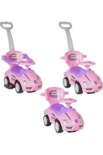 Rally 3-in-1 Kids Push And Pedal Toddler Ride On Wagon Play Toy Stroller With Sounds, Handle, Horn