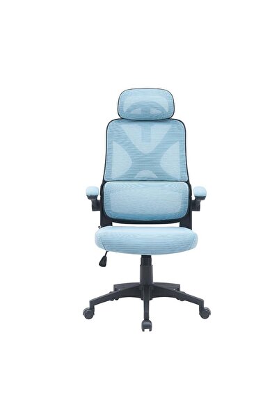 Danube Home Modway High Back Office Chair - Blue/Black L73xW62.5xH118-128cm
