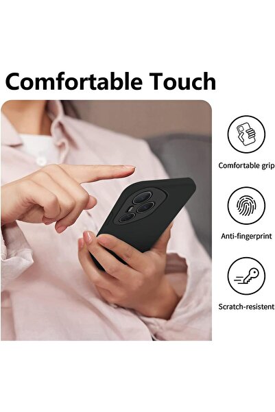 m.tk moveteck Honor 400 Pro Kılıf Lansman Kamera Korumalı içi Kadife Yumuşak Renkli Silikon Mat Hisli Kapak