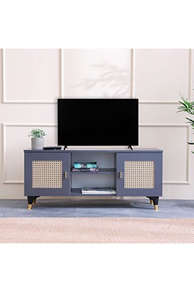 Danube Home Erva TV Unit for TVs upto 55 Inches with Storage L120xW37xH40cm