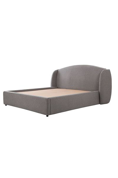 Danube Home Stilo 180x200 King Bed - Grey L234.5xW232.5xH120cm