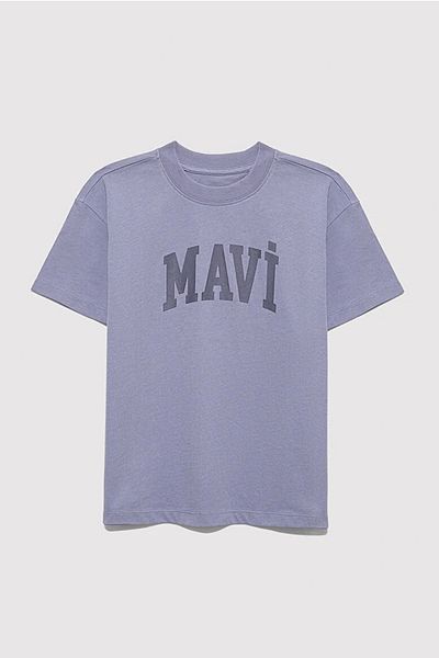 Mavi Μπλουζάκι με τυπωμένο λογότυπο 7610385-88095