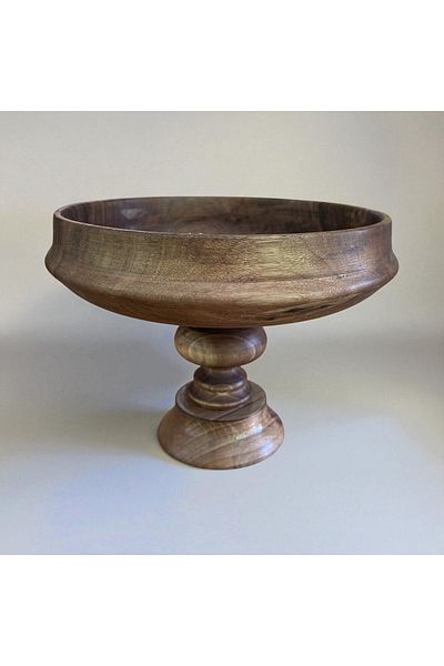 zagorwood Real Walnut Wood Presentation, Natural Wood Bowl Presentation, Presentation Stand
