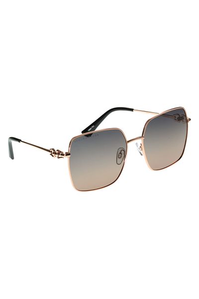 Polar Glare Ochelari de soare polarizați pentru femei Polar Glare PG5521E, Metal, Auriu, 58 mm