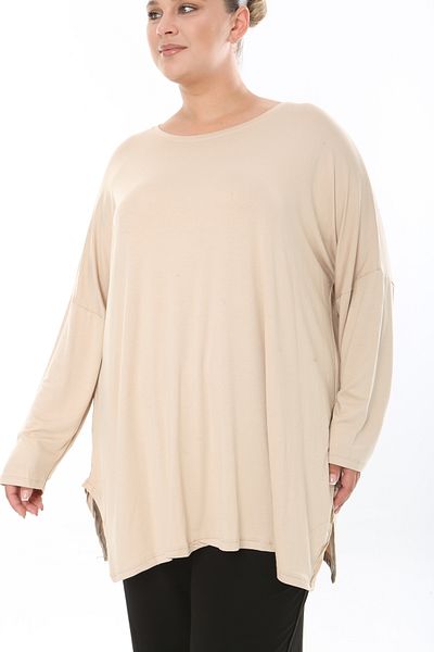 XL Modam tunica de damă din lycra viscoză mărime mare (dimensiunea pieptului 150 cm)