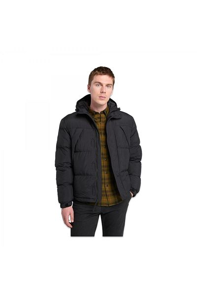 Timberland Tb0A6267 Durable Water Resistant Puffer Jacket Black Men's Coat