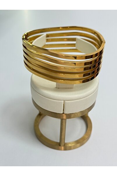 VLDORO D’Oro Steel Handcuff Bracelet