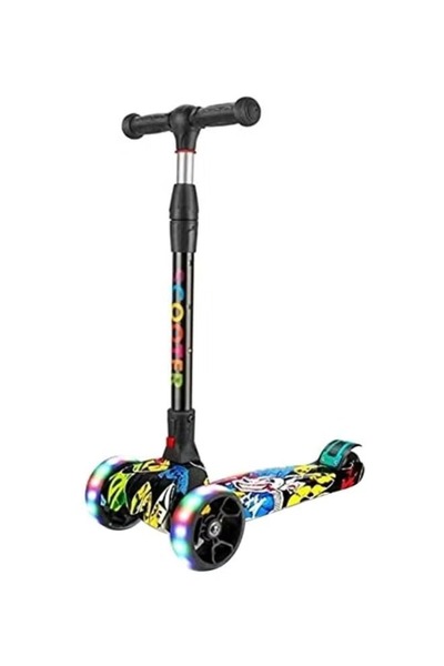 rexa سكوتر ركل قابل للتعديل بثلاث عجلات