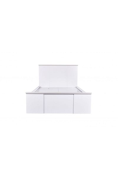 Danube Home Thomas 120x200 Single Bed - White/Light Oak