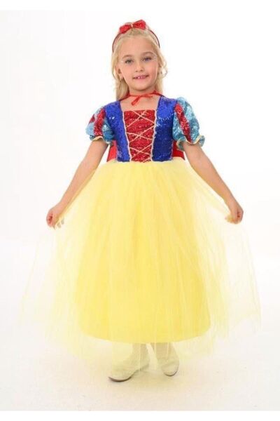 MODA Girl's Costume Snow White Costume 3-10 Years – Girl's Princess Dress