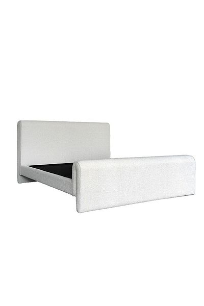 Danube Home Naples 150X200 Upholstered Queen Bed - Beige L241xW166xH115cm