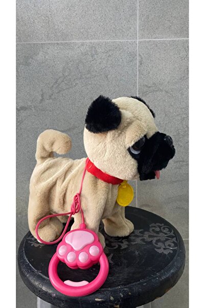 Magicway Müzikli Yürüyen Havlayan Yalayan Kuyruk Ve Başını Sallayan Ses Kaydı Yapan Pilli Peluş Köpek