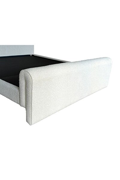 Danube Home Naples 150X200 Upholstered Queen Bed - Beige L241xW166xH115cm