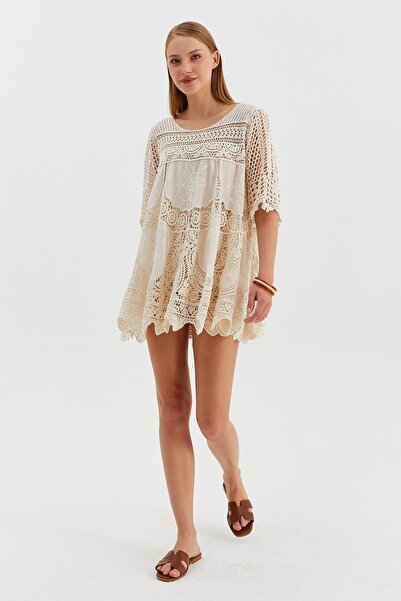 Nish&Chic Laced Mini Dress