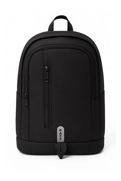KAFF Black Unisex Functional Water Resistant Sports & Casual & School Backpack - 00510