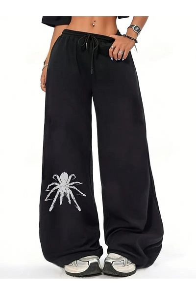 Touz Moda Унисекс анцуг с щампа на паяжина