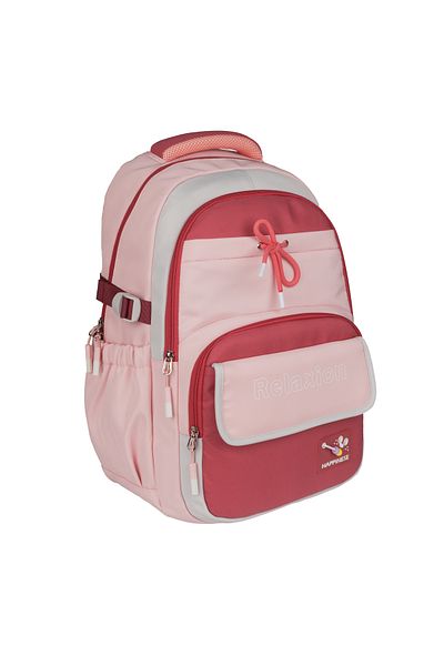Relaxion New Season Pink-Powder Premium Σχολικό Σακίδιο με θήκη για στυλό 1512