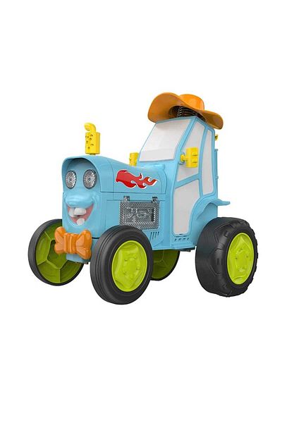 OEM Tractor Saritor, Cu Telecomanda, Cu Lumini Si Muzica Vesela, Bleu